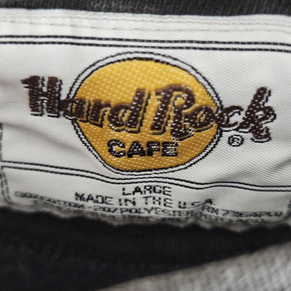 Vintage Hard Rock Cafe Boston Save The Planet Sweatshirt Embroidered Sz L USA - Picture 6 of 14